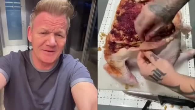 That’s not how to make a turkey! Gordon Ramsay reacts to TikTok cooking video