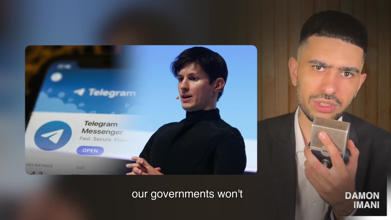 Damon Imani - Telegram Founder ARRESTED for Refusing to Censor Content!