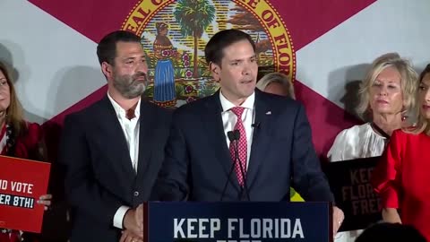 U.S. Sen. Marco Rubio speaks in Hialeah Rally on August 23 2022