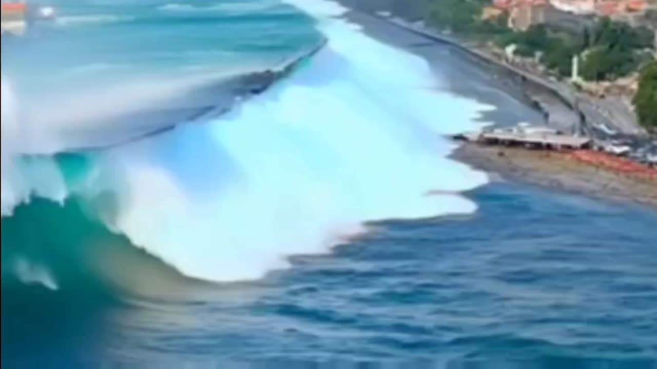 Scary giant tsunami part 1