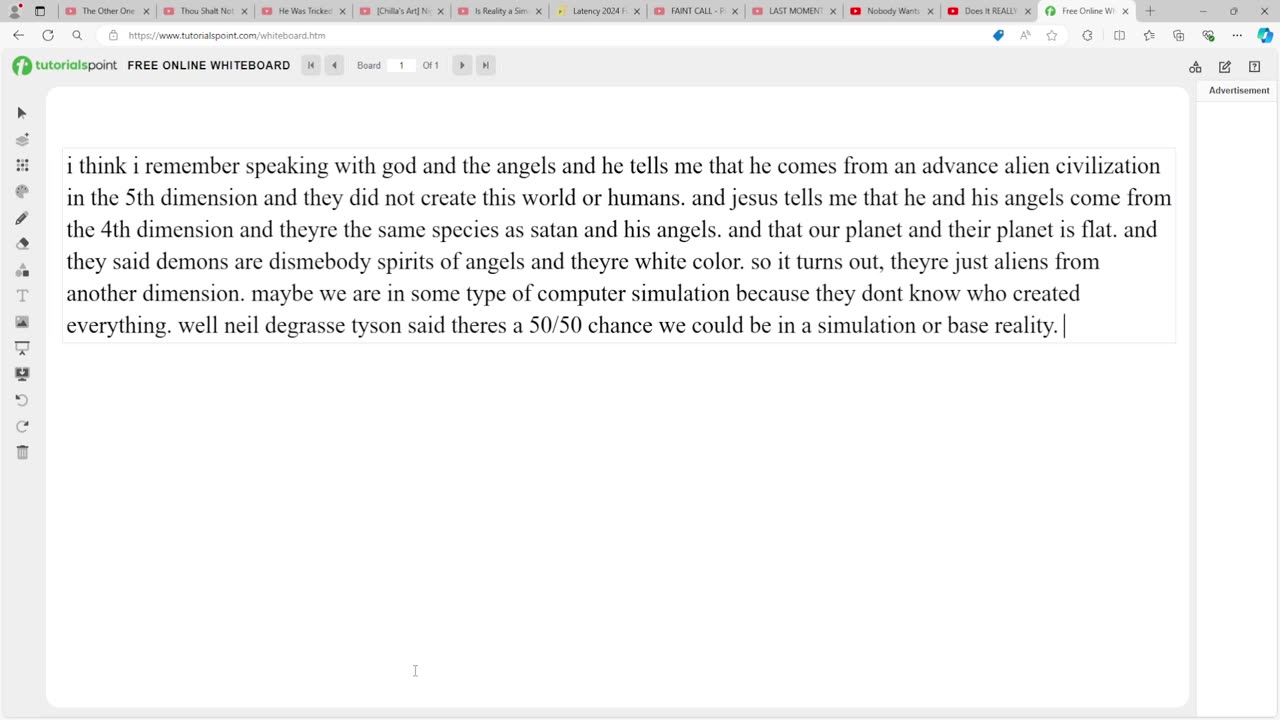 god and the angels are just aliens