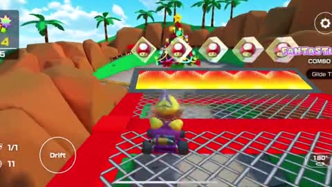 Mario Kart Tour - Clearing Rosalina Cup Challenge Combo Attack Gameplay (Winter Tour)