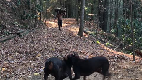 Just a random day frolicking at the cabin