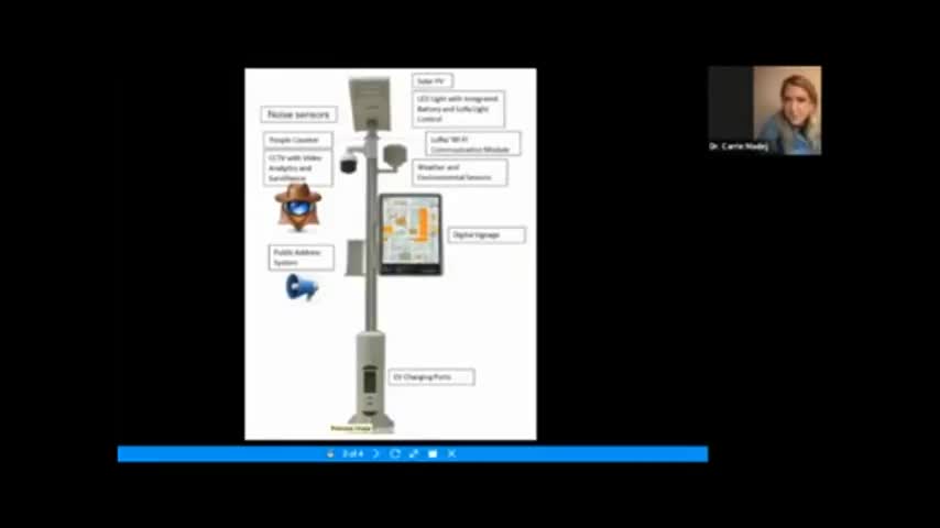 Dr. Carrie Madej Talks About the Streetlights and its different capacities through light freqs