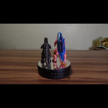 ASMR Unboxing: Godzilla Mini Figures (full vid in description)