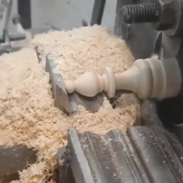 This is how chess pieces are made