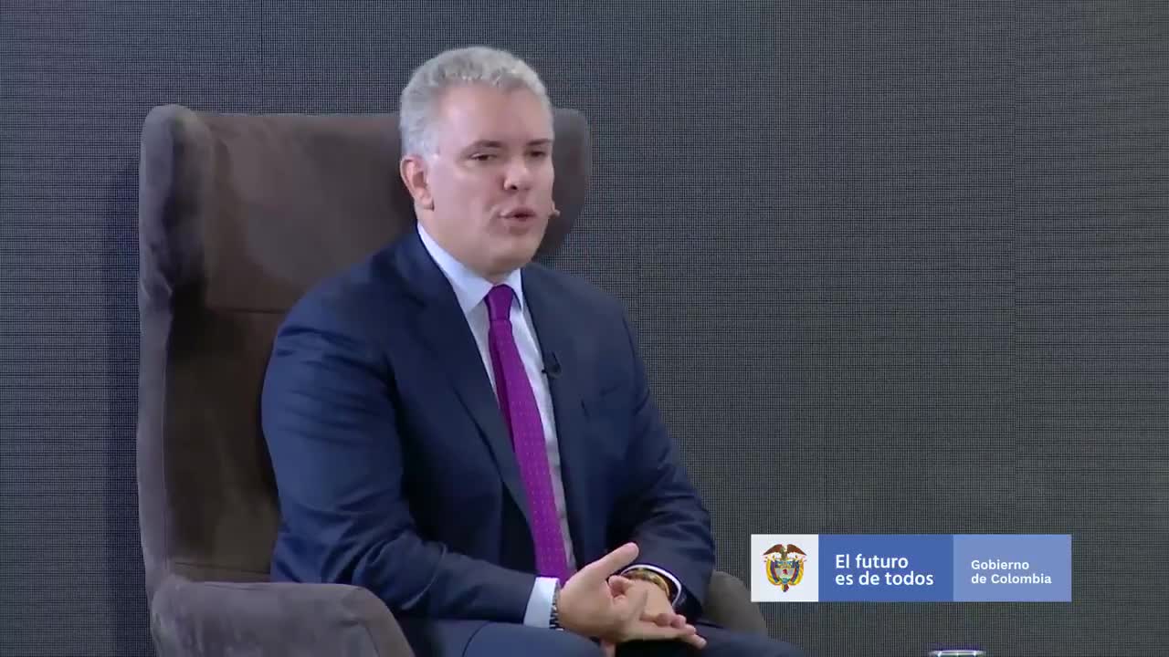 Presidente de Colombia Iván Duque