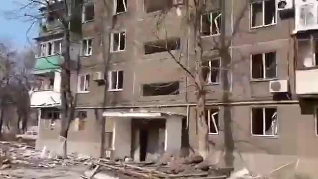 The Russians bombed Mariupol