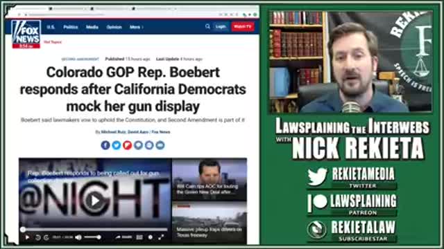 Lauren Boebert DEFENDS the Second Amendment