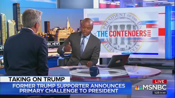Joe Walsh grilled on MSNBC for past rhetoric