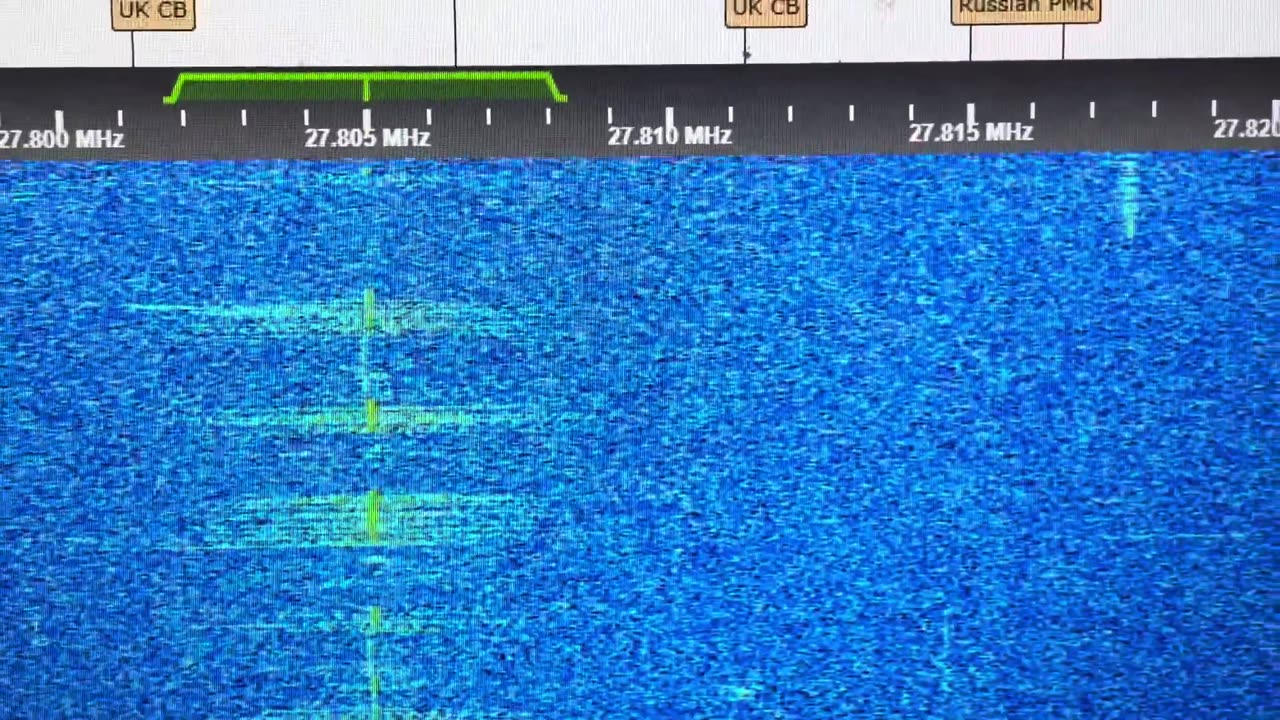 27.045 MHz RCRS SRD Tones, Data, ISM Signals + Russian Voice Comms On 27.040 MHz USB [G8JNJ SDR]