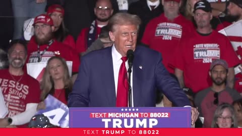 President Trump in Novi, MI