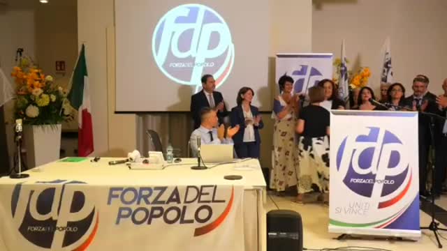 Congresso di Forza del popolo a Milano