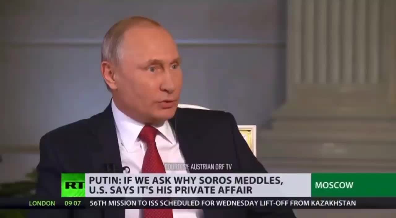 Putin talking about Soros in 2018: