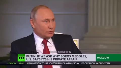 Putin talking about Soros in 2018: