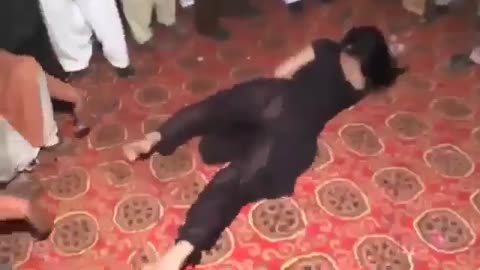 Pretty Girl Dancing in Public Place