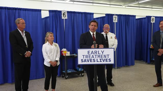 Gov DeSantis Announces New State Monoclonal Antibody Treatment Sites in Collier & Leon County