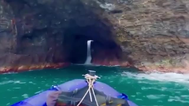 It looks like they are entering into another world! 😳🤯