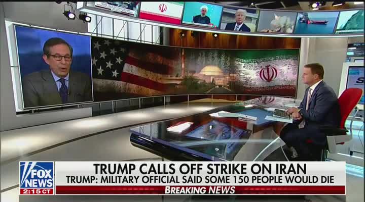 Chris Wallace and Shepard Smith blast Trump's Iran strike reversal story