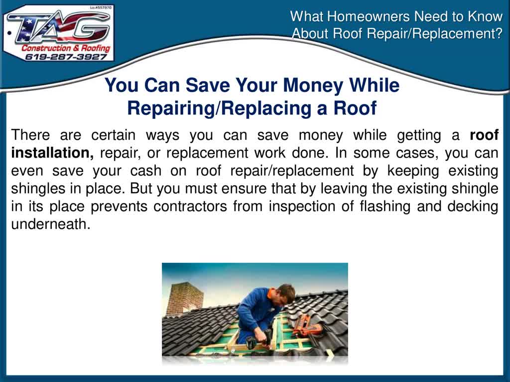 What Homeowners Need to Know About Roof Repair/Replacement?