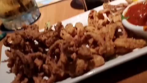 Trying calamari