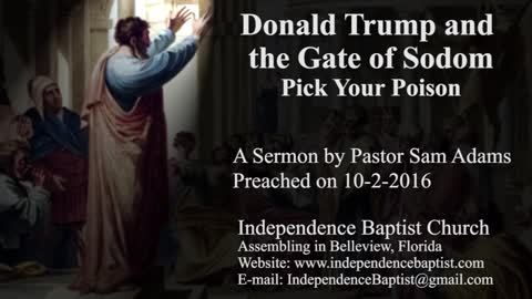 Donald Trump and the Gate of Sodom: Pick Your Poison