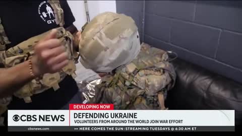 Volunteers joining war effort in Ukraine