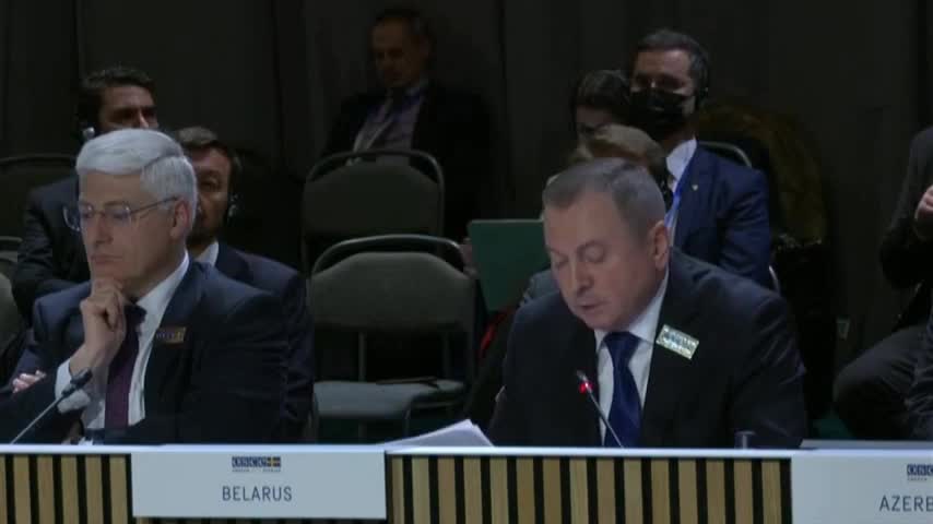 OSCE: Top Belarusian Diplomat Accuses West Of Building New ‘Iron Curtains’