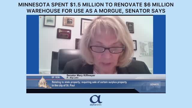 Senator says Minnesota spent $1.5 million to renovate $6 million warehouse for use as a morgue