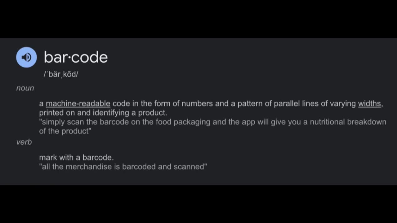 technology to mark with a barcode