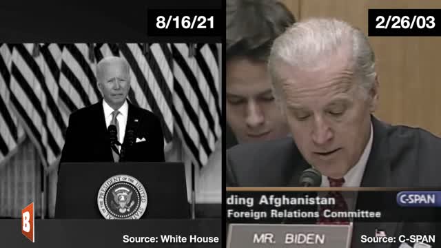 Watch: In 2003, Joe Biden Defended Nation Building in Afghanistan