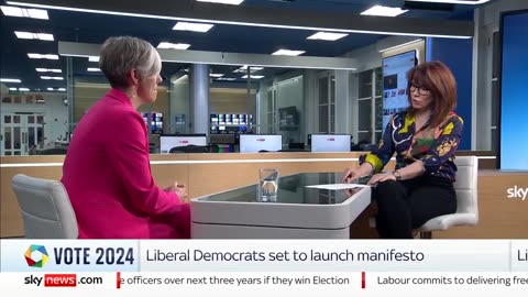 Liberal Democrats unveil 'bold plans' in their manifesto _ Election 2024 Sky News