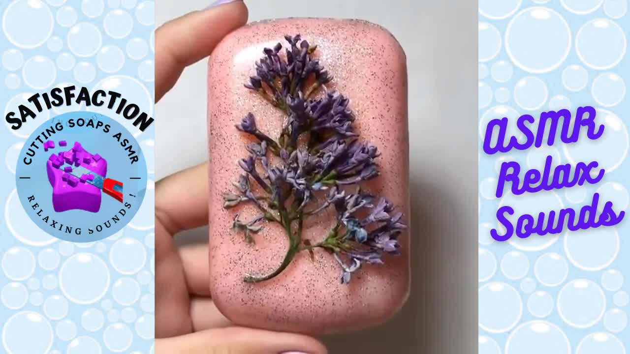 Counting ASMR Soaps! Soap Carving Relaxing Sounds! Without Speakin