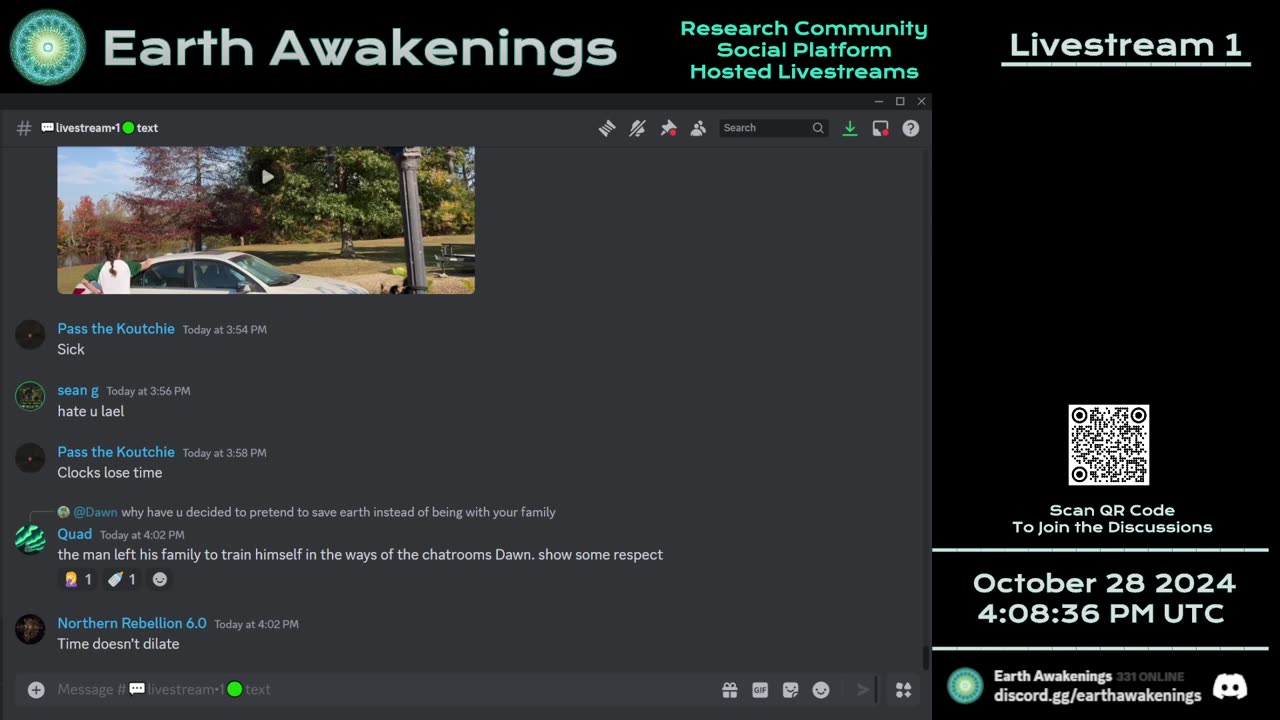 Earth Awakenings - Livestream 1 - #1954