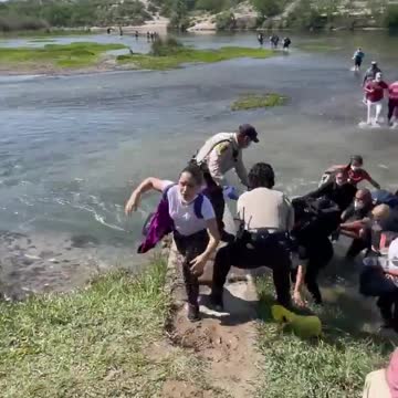 TERRIFYING Footage Emerges of Illegal Immigrants Crossing Into Our Country