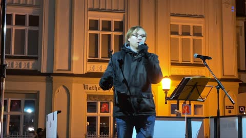 Greifswald: Eröffnung der Kundgebung 31.01.2022