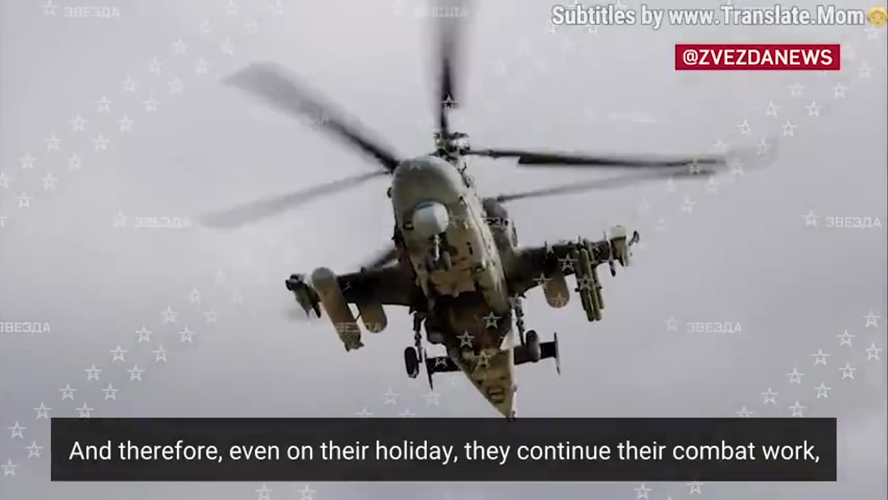 New Shots of Russian Ka-52s in Action