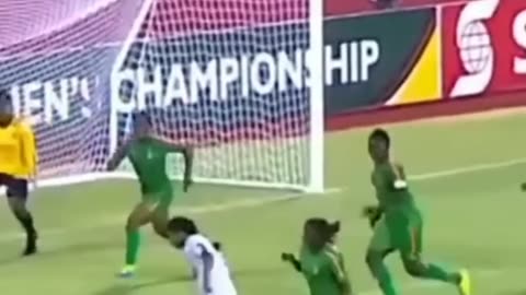 🤣🤣 Funny Moments in Women's Football #shorts #shortsfootball