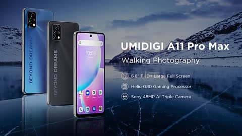 UMIDIGI A11 Pro Max Global Version Android 11 6 8 FHD+ Display Smartphone 128GB Helio G80 48MP Tripl