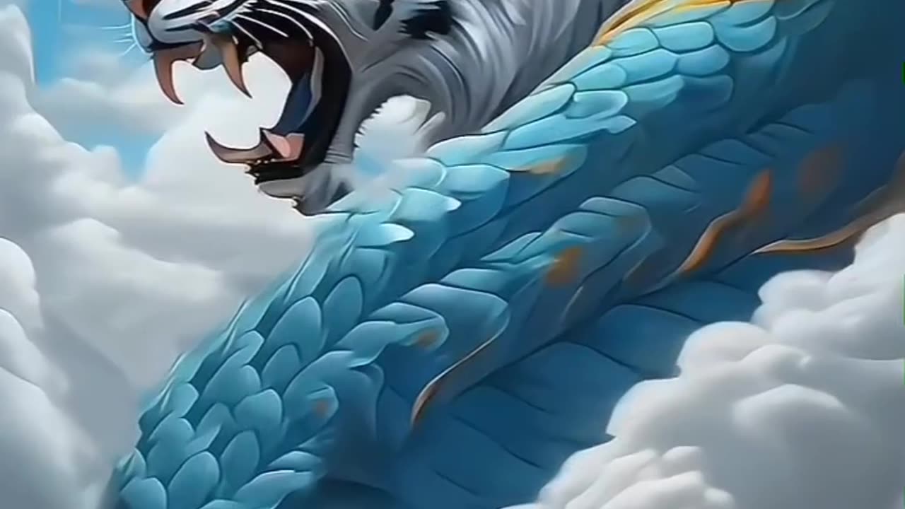 3D Dragon and Tiger