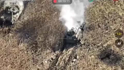 😳🔥 Russian BTR-82A came close to two tanks of the 17th OTBr in the Kursk