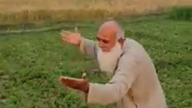 Old man funny dance