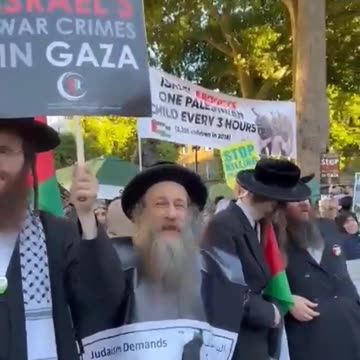 Here is the will of the true Jews. We stand with the Palestinian people until the end