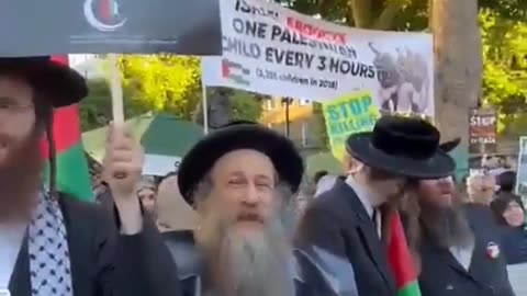 Here is the will of the true Jews. We stand with the Palestinian people until the end