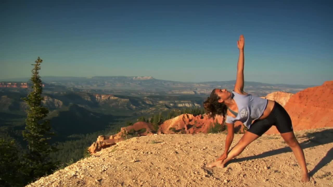 yoga health exercise woman mountain