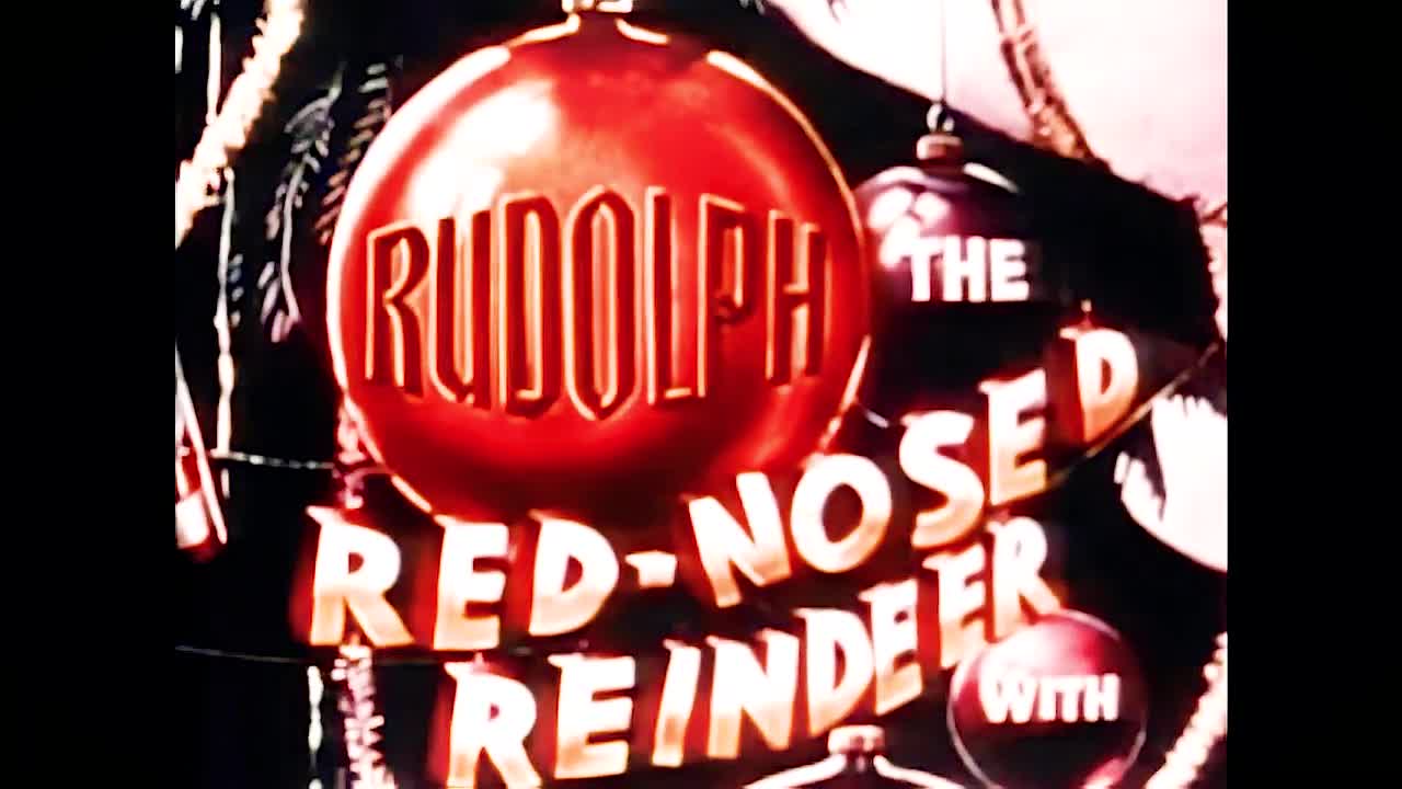 Rudolph the Red Nosed Reindeer 1948 Classic Cartoon Upscaled HD (Full Episode)