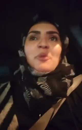 Sick in the head Latifa Abouchakra reporter for Iranian state news celebrating Hamas.