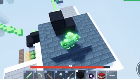 Just winning by Staying in my base roblox bedwars