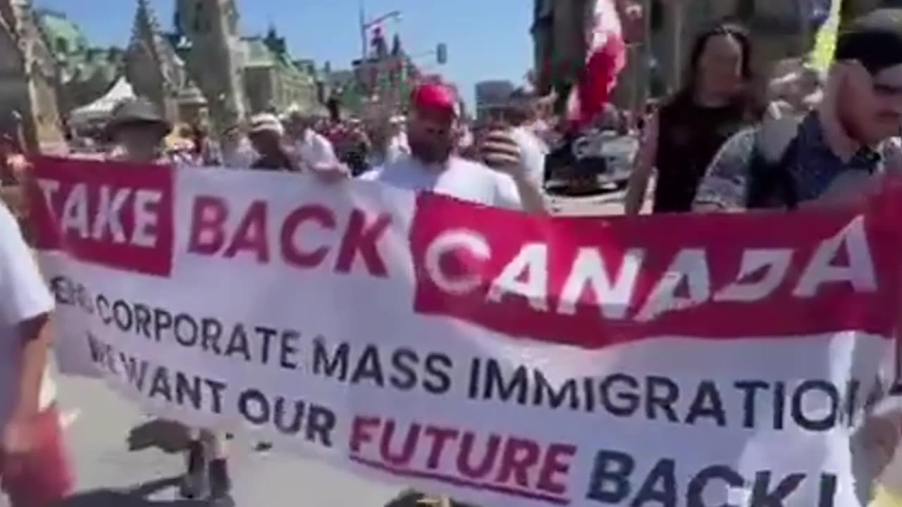 Canada First Protesters Take The Streets!