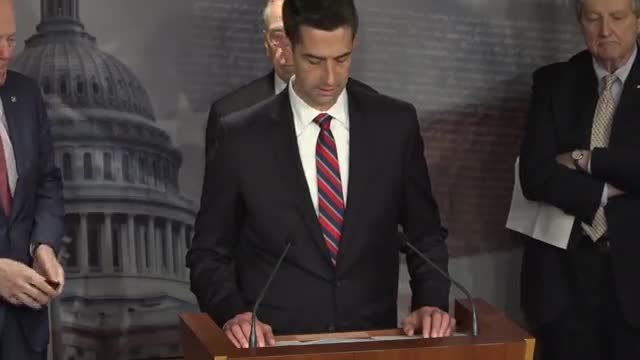 Tom Cotton: "The Democratic party cares more about criminals than it does about victims."